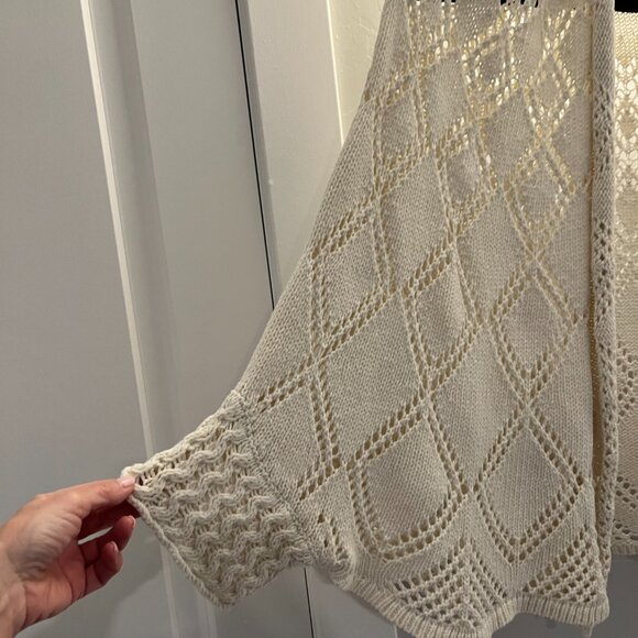 Anthropologie Summer Sweater Poncho Size XS/S - Picture 3 of 6